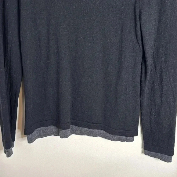 Vince Black and Gray Long Sleeve Sweater Size Small - Picture 4 of 6